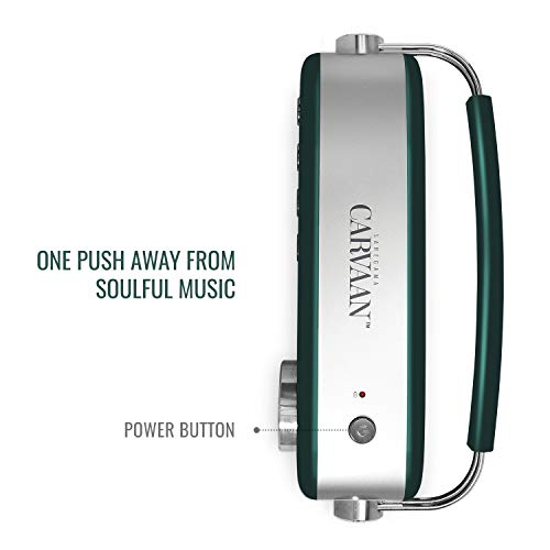 Carvaan Saregama Carvaan 2.0 Hindi Portable Music Player 5000 Pre-Loaded Songs with Podcast, FM/BT/AUX (Emerald Green) - Image 5