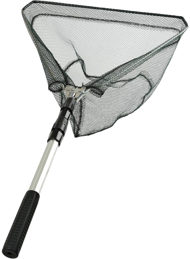RESTCLOUD Fishing Landing Net with Telescoping Pole Fishing Net Freshwater Fishing Net for Pond, Handle Full Extended to 50 Inches - Image 4