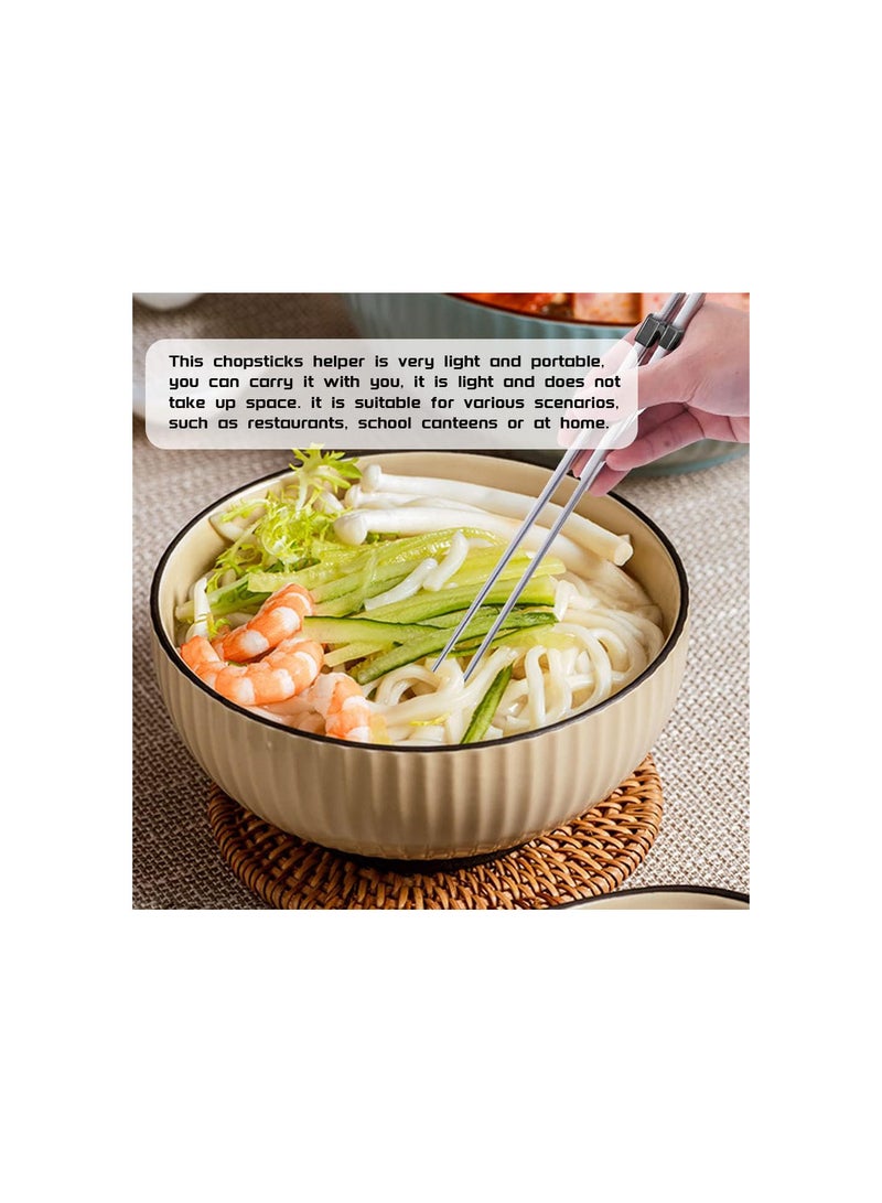 GGOOT 20PCS Reusable Chopstick Helpers Training Chopsticks for Many age, Beginner, Trainers or Learner - Image 3