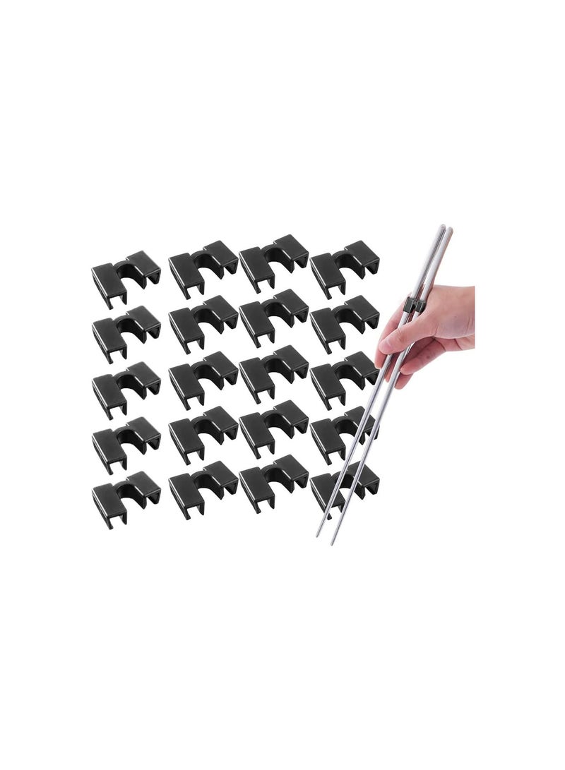 GGOOT 20PCS Reusable Chopstick Helpers Training Chopsticks for Many age, Beginner, Trainers or Learner - Image 1