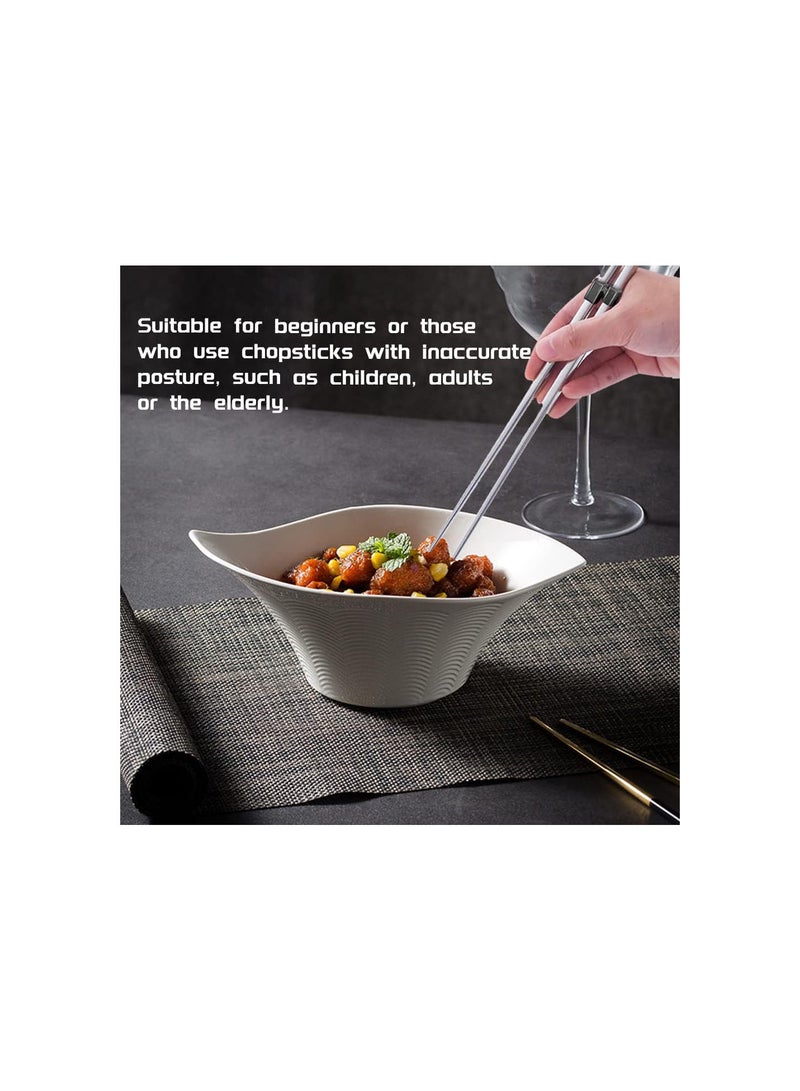 GGOOT 20PCS Reusable Chopstick Helpers Training Chopsticks for Many age, Beginner, Trainers or Learner - Image 2