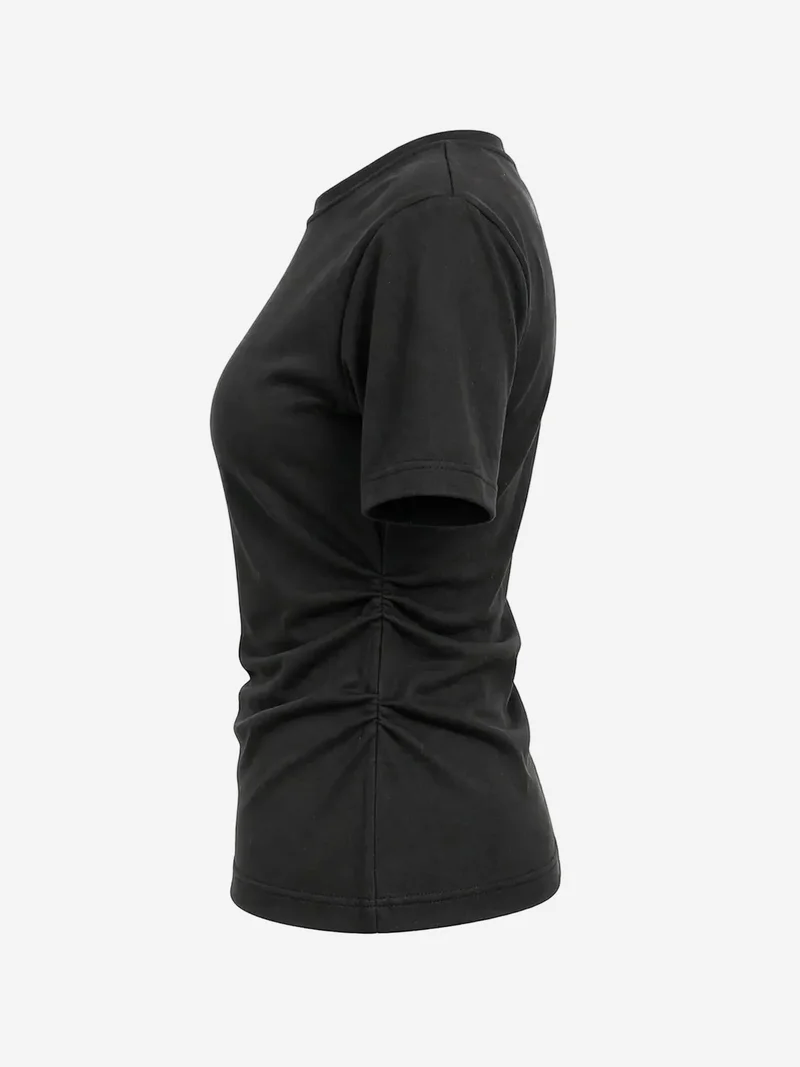 ميكسراي MIXRAY Basic Crew Neck Slit T-Shirt