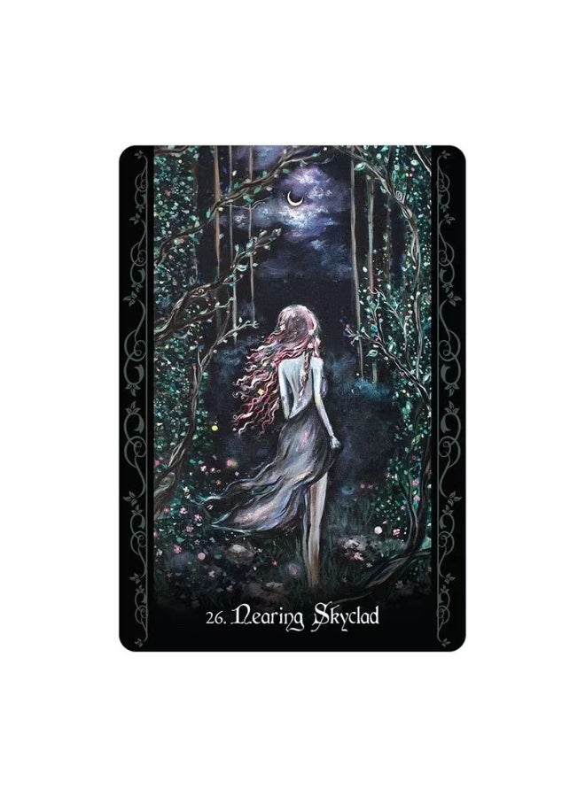NIBEMINENT Solitary Witch Divination Deck - 45 Tarot Cards - Electronic Divination Game - Beautiful Divination Deck - For Entertainment Purposes (English Version) - Image 3