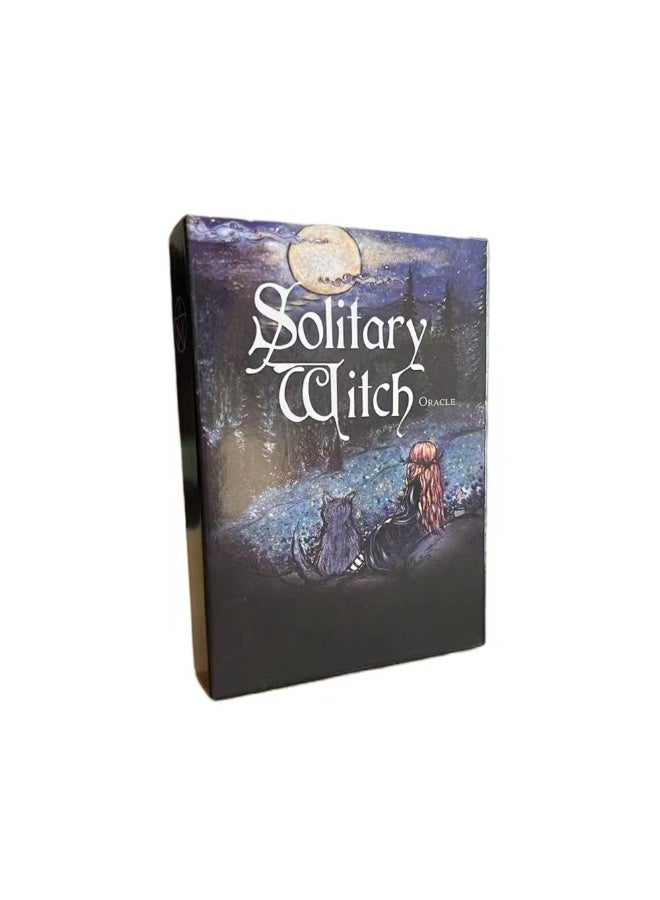 NIBEMINENT Solitary Witch Divination Deck - 45 Tarot Cards - Electronic Divination Game - Beautiful Divination Deck - For Entertainment Purposes (English Version) - Image 1