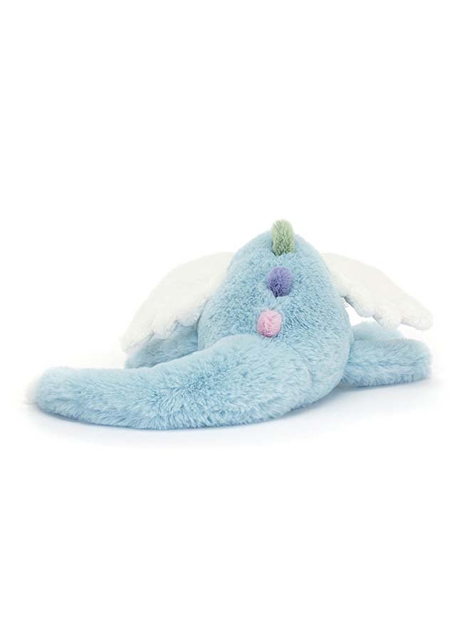 Jellycat Sky Dragon – Soft Blue Plush Dragon with Rainbow Spines & White Wings – Large 50cm Cuddle Toy for Kids, Nurseries & Collectors - Image 4