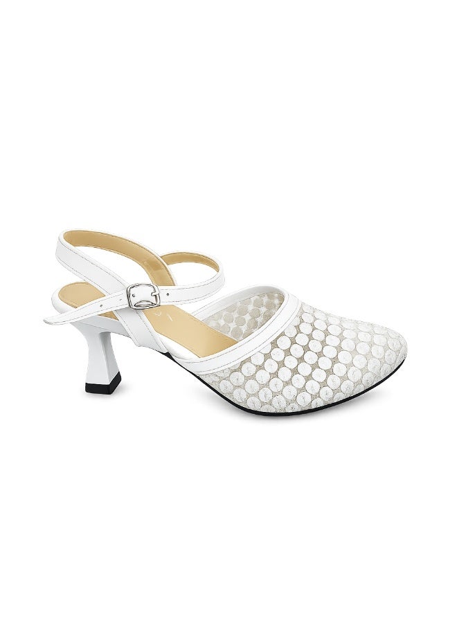 Vbranda Elegant Mesh Slingback Heels C-133 - Image 3