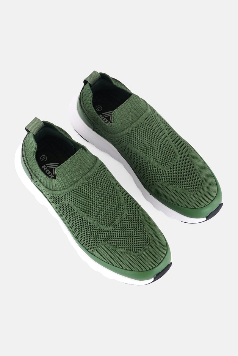 RBX Men Slip On Outdoor Shoes, Olive  - Image 4