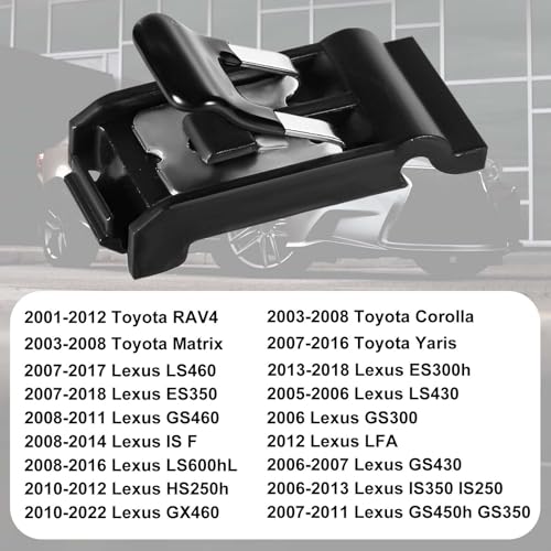 lasuroa Fuel Door Spring Clip, Gas Tank Door Spring Replacement Compatible with 2003-2008 Toyota Corolla Matrix 2001-2012 RAV4 2007-2014 Yaris ES300h ES350 GS300 GS350 GS430 GS450h GS460 - Image 5