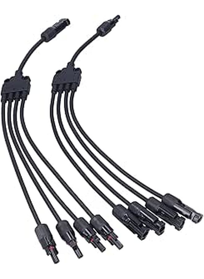 IP67 Solar Y Branch Connector 4 to 1 30A for Multiple Panel Arrays - Image 1