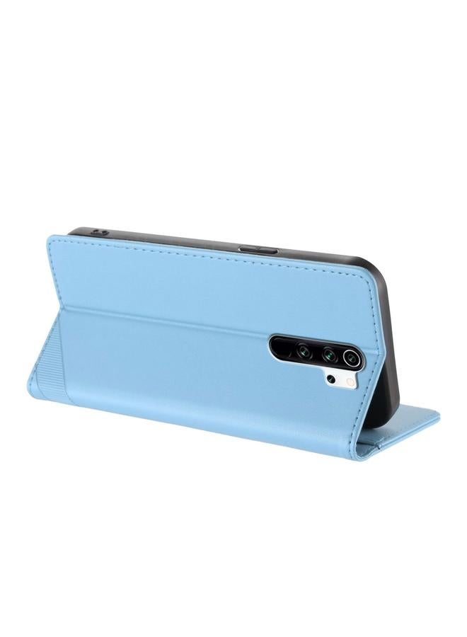 اس-توب جراب لهاتف Redmi Note 8 Pro محفظة جلدية منقوشة متعددة الوظائف بتصميم كلاسيكي - Image 3