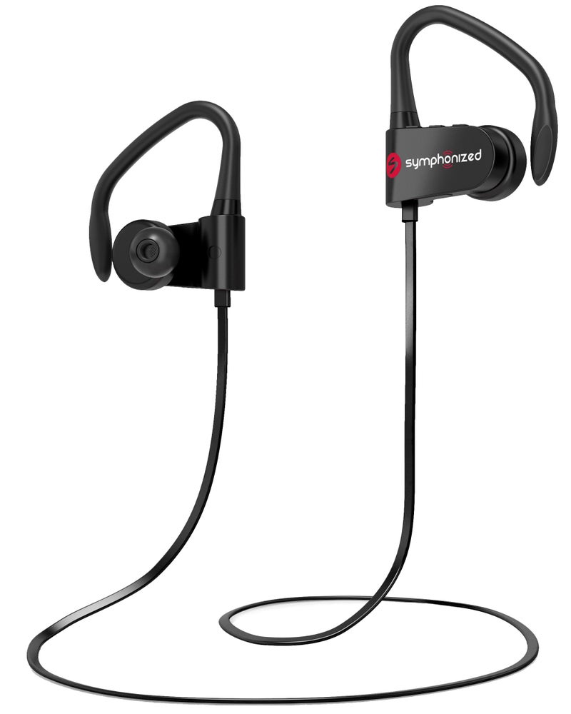 Symphonized Wireless Sport Earbuds - Neckband Bluetooth Headphones with Earhooks, Running Earbuds, Microphone - Image 1