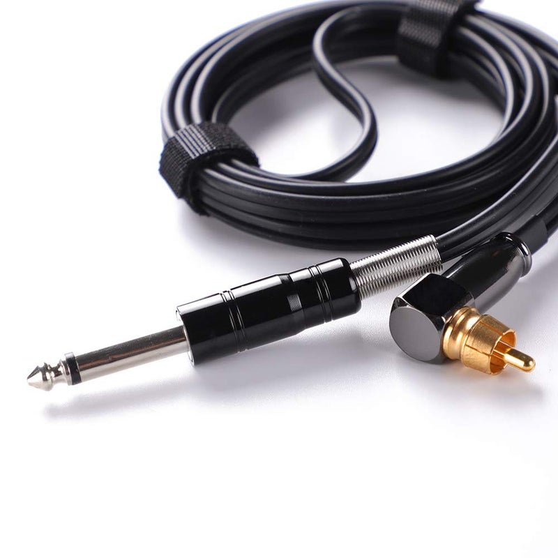 HAWINK Rotary Tattoo Machine Pen Spare Power Cord RCA Connectorï¼ˆBlackï¼‰ P315C-1 - Image 2