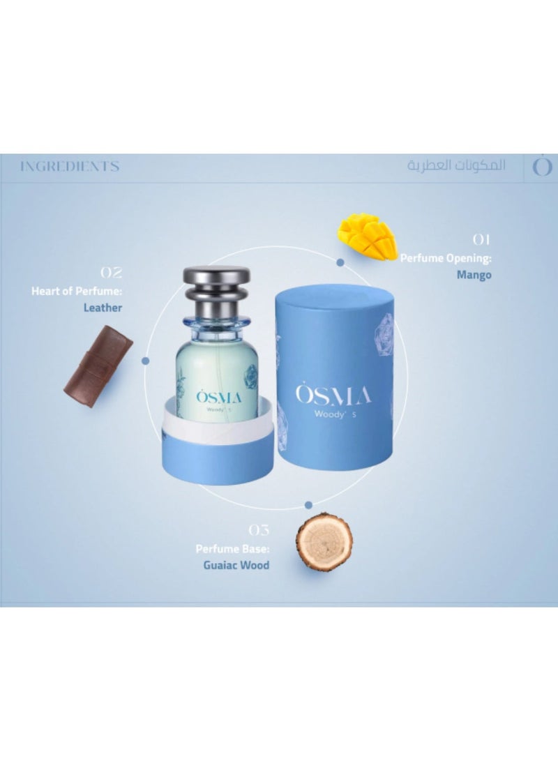OSMA Woody S Perfume -75 ML - Image 2