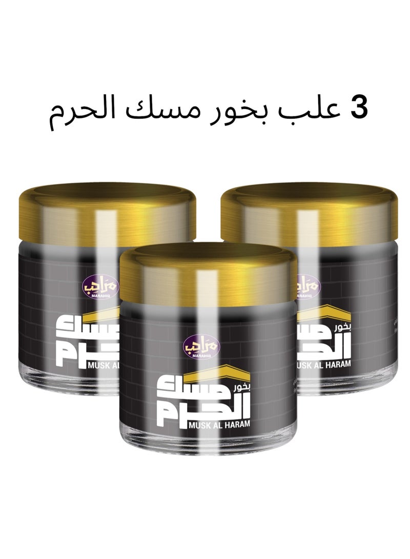 MARAHIB Bakhoor Musk Al Haram 30 g * 3 pcs