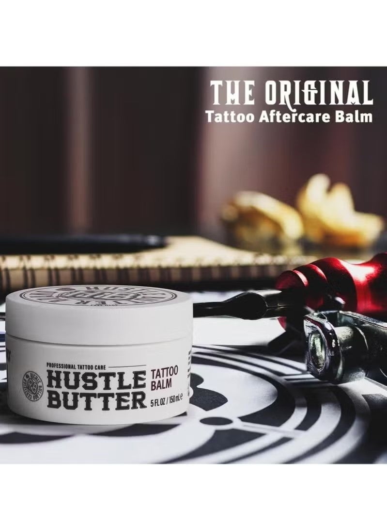 hustle butter deluxe Tattoo Aftercare 5oz Tattoo Balm, Heals + Protects New Tattoos and Rejuvenates Older Tattoos - 100% Vegan Cream No-Petroleum - Image 2