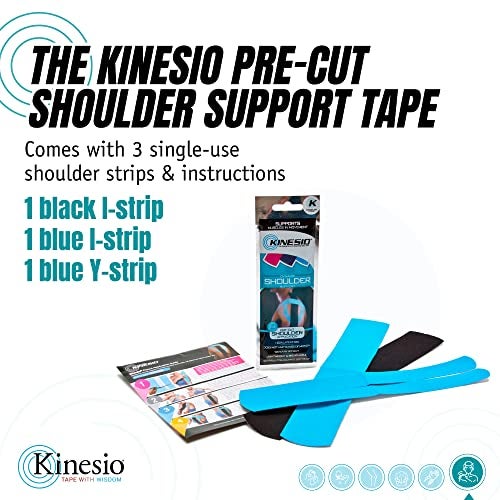 Kinesio Tape - Pre-Cut Shoulder Support - Optimized Athletic Tape Strips - Image 3