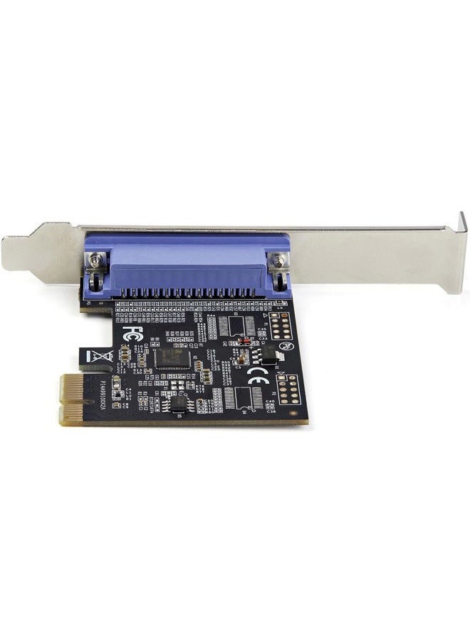 StarTech .com 1-Port Parallel PCIe Card - PCI Express to Parallel DB25 Adapter Card - Desktop Expansion LPT Controller for Printers, Scanners & Plotters - SPP/ECP - Standard/Low Profile (PEX1P2) - Image 3