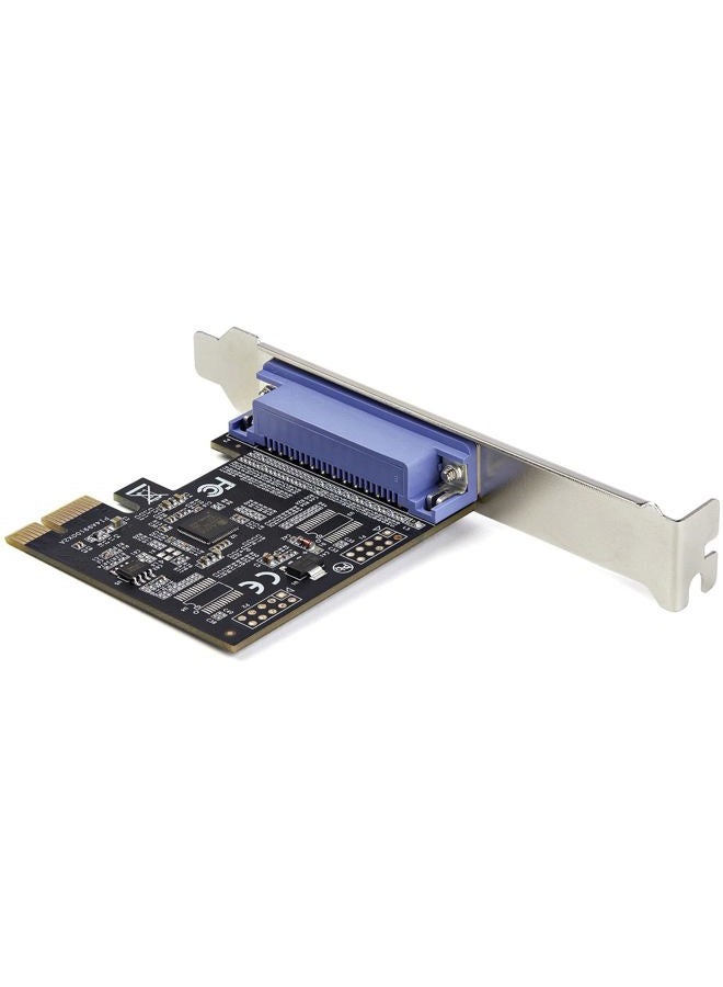 StarTech .com 1-Port Parallel PCIe Card - PCI Express to Parallel DB25 Adapter Card - Desktop Expansion LPT Controller for Printers, Scanners & Plotters - SPP/ECP - Standard/Low Profile (PEX1P2) - Image 4