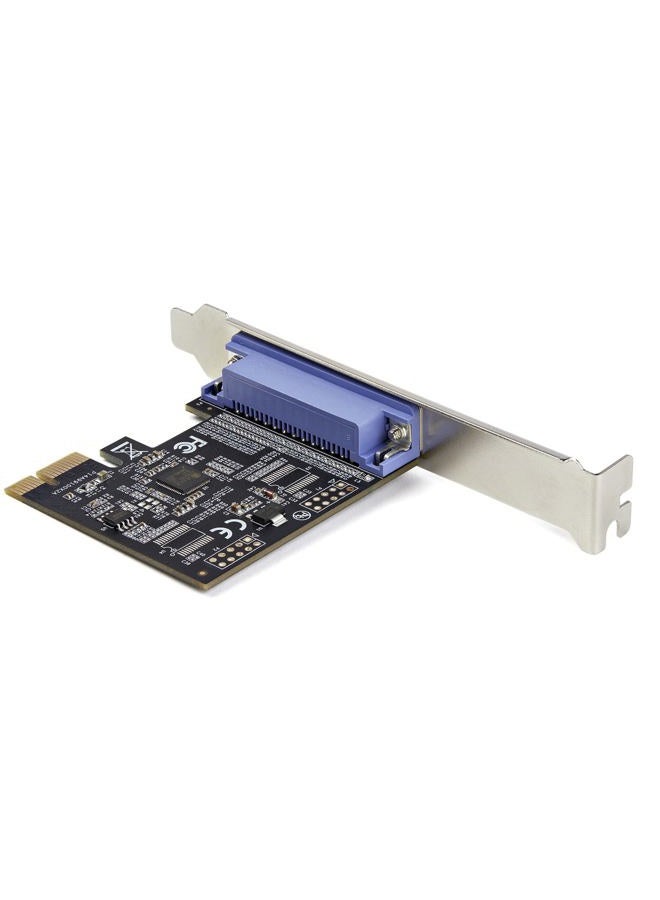 StarTech .com 1-Port Parallel PCIe Card - PCI Express to Parallel DB25 Adapter Card - Desktop Expansion LPT Controller for Printers, Scanners & Plotters - SPP/ECP - Standard/Low Profile (PEX1P2) - Image 5