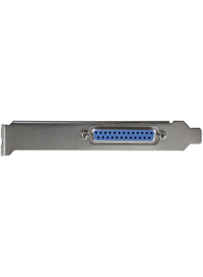 StarTech .com 1-Port Parallel PCIe Card - PCI Express to Parallel DB25 Adapter Card - Desktop Expansion LPT Controller for Printers, Scanners & Plotters - SPP/ECP - Standard/Low Profile (PEX1P2) - Image 2