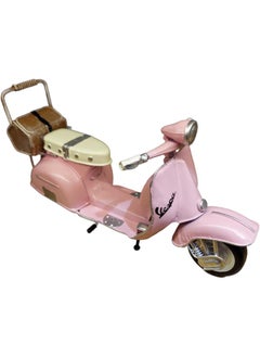 Generic Art Deco Home Vespa Mini Pink Scale 1:12 Motorbike Vespa Scooter Figure | Vintage Pink Scooter Vespa Retro Motorcycle Model  - Image 4