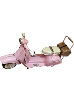 Generic Art Deco Home Vespa Mini Pink Scale 1:12 Motorbike Vespa Scooter Figure | Vintage Pink Scooter Vespa Retro Motorcycle Model  - Image 5
