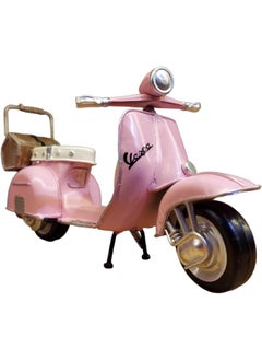 Generic Art Deco Home Vespa Mini Pink Scale 1:12 Motorbike Vespa Scooter Figure | Vintage Pink Scooter Vespa Retro Motorcycle Model  - Image 3