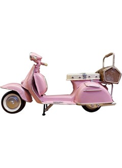 Generic Art Deco Home Vespa Mini Pink Scale 1:12 Motorbike Vespa Scooter Figure | Vintage Pink Scooter Vespa Retro Motorcycle Model  - Image 2