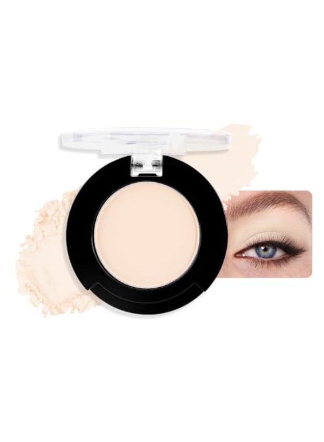 HHLTOH Neutral Light Nude Beige White Single Matte Eye Shadow Palette Naked Eyeshadow Palette Makeup for Old Women de sombras de ojos Natural Vegan Eyeshadow for Eyes Long Lasting NaturingLooking 11 - Image 1