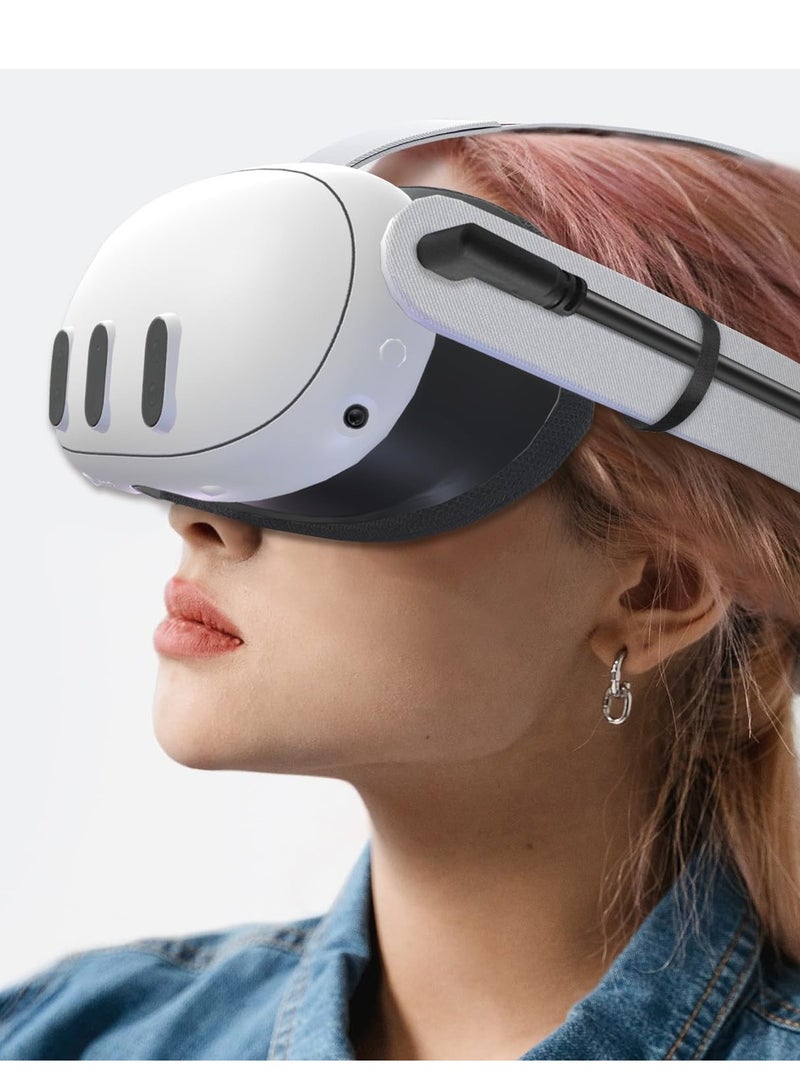 كابل LINK USB A إلى USB C بطول 16 قدم لجهاز Meta Quest 3 و Oculus Quest 2 وسماعات Pico VR - توسيع وقت اللعب وتمكين الاتصال بالكمبيوتر لتحسين تجربة الواقع الافتراضي. - Image 5