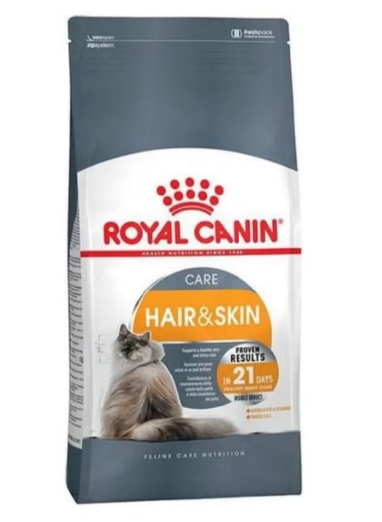 رويال كانين طعام جاف للعناية بالبشرة والوبر للقطط البالغة متعدد الألوان 10كيلوجرام
