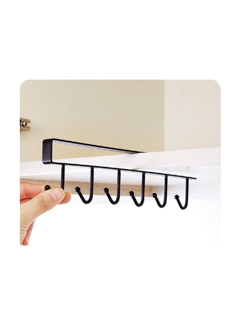 Mug and kitchen utensil holder with 6 metal handles - Image 5