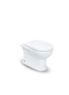 RAK RAK Elena Back To Wall ( Concealed ) WC + Seat Cover + Water Tank P-Trap White EL16AWHA 