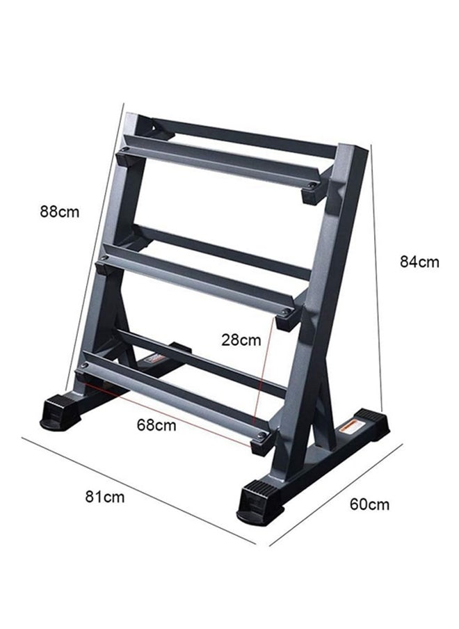 Max Strength Multifunctional Dumbbell Rack Three layer Dumbbell Rack  - Image 4