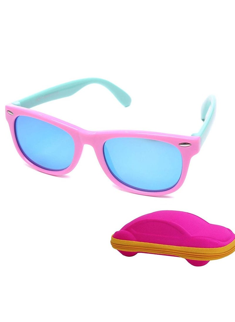 Kids Polarized Sunglasses Rubber Flexible Shades Age 3-9 - Image 1