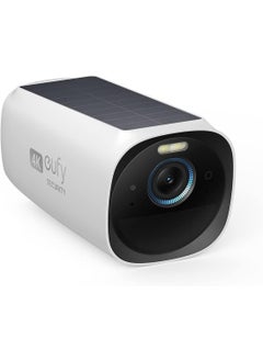 eufy Security EufyCam 3 Add-on Camera, Security Camera Outdoor Wireless, 4K Camera with Integrated Solar Panel, Forever Power, Face Recognition AI, Expandable local storage, Spotlight, No Monthly Fee  - Image 1