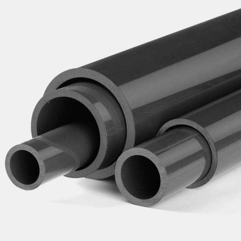 PVC Pipe Rigid Tubing Black 20x16x500mm High Impact Drain Pipe For Greenhouse - Image 5