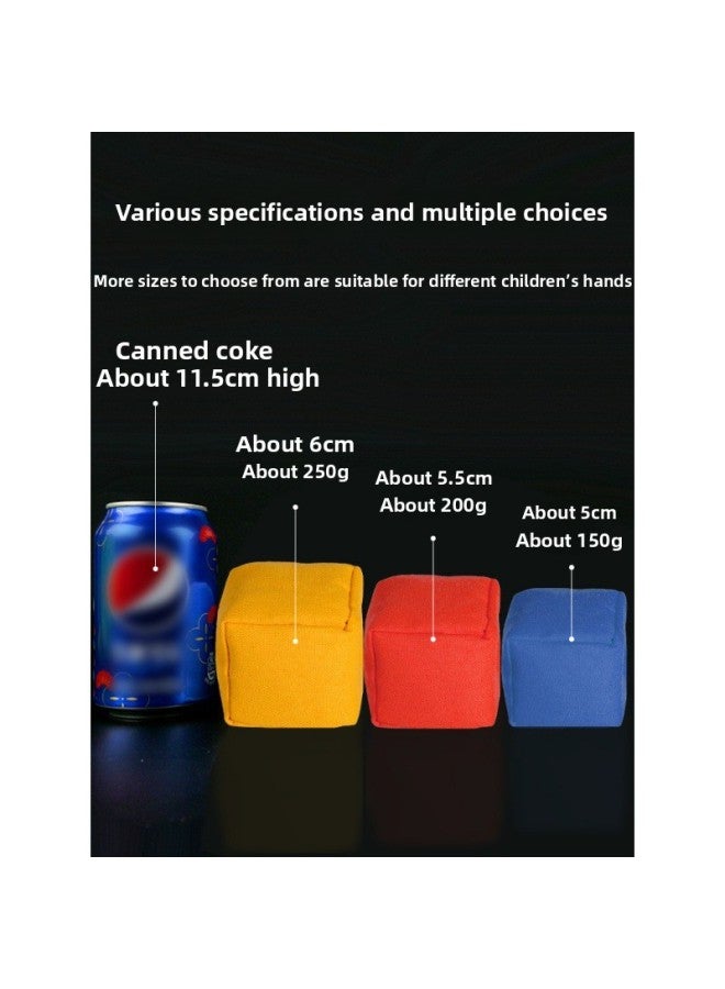 Sandbag Children Throw Sandbag Kindergarten Primary School Students Special Sandbag Throwing Physical Examination Standard Sandbag Adult-Specifications:[pack Of 3] Red, Yellow And Blue - 150g. Recommended For Children: Free Sports Bracelet  - Image 4