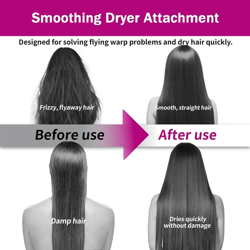 Esctabalt فوهة ملحق الطيران، ملحق فرشاة تنظيف الفلتر لمجفف الشعر Dyson Airwrap Styler HS01 HS05، ملحق مجفف الشعر، تمليس، بلاستيك، كهربائي سلكي، متوافق مع جميع أنواع الشعر - Image 4