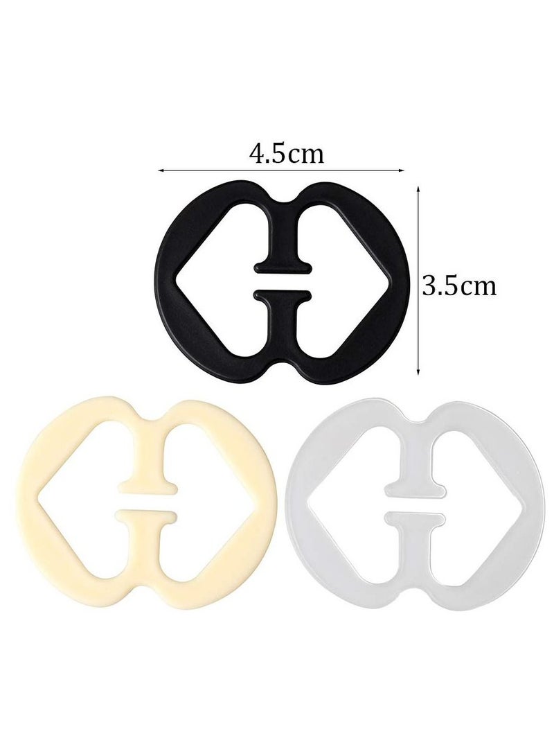 9PCS Adjustable Conceal Bra Strap Clips Holder - Image 2
