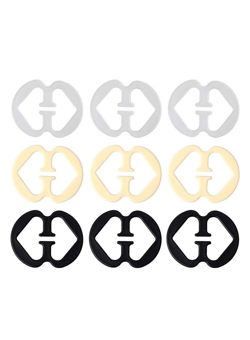 9PCS Adjustable Conceal Bra Strap Clips Holder - Image 1