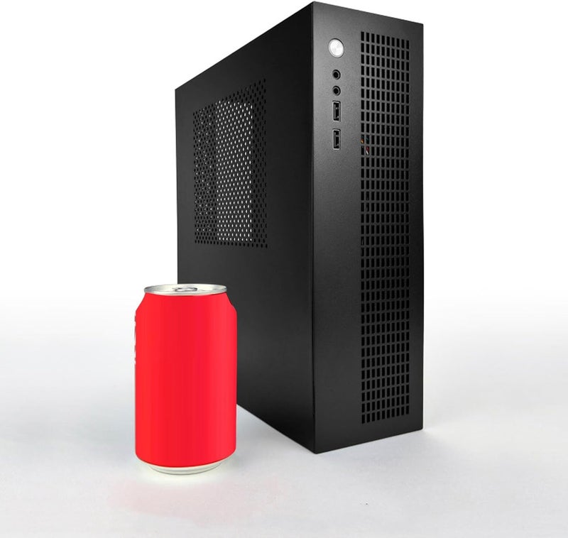MATX ITX PC Case, MATX Case, ITX Case, High Airflow Micro ATX PC Case, Support MATX ITX, Front Mounted USB3.0 and Sound Interfaces - Image 4