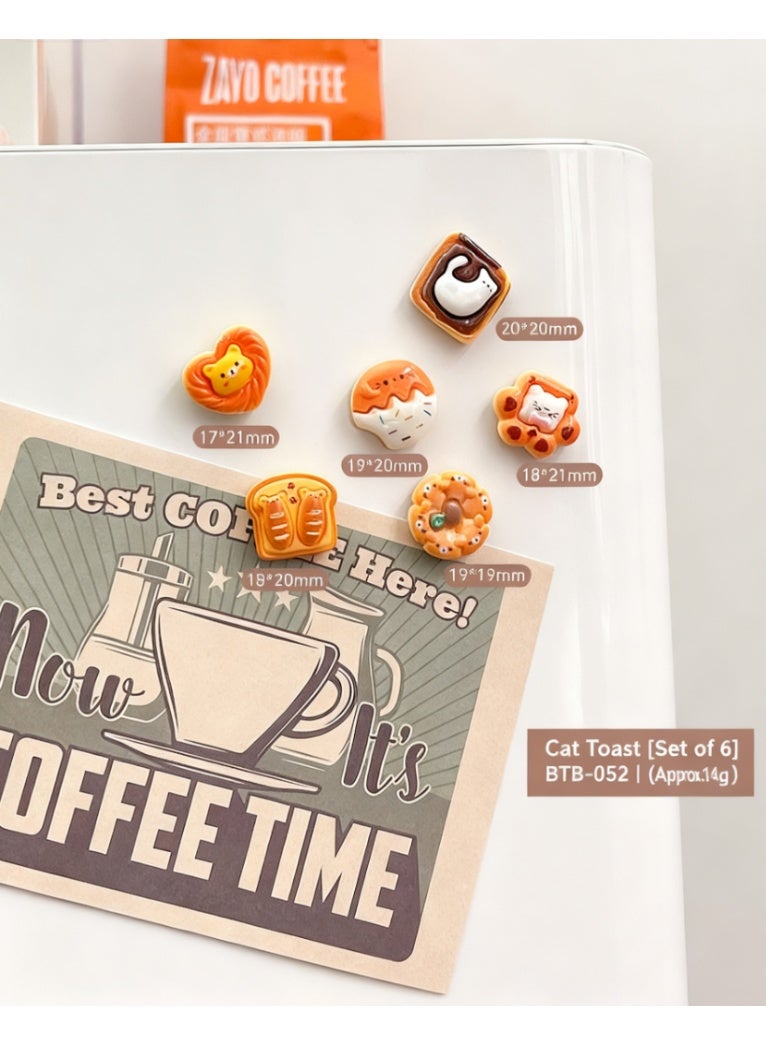 شاو تشن مجموعة مغناطيس الثلاجة المكونة من 12 قطع ، ملصقات ثلاجة مغناطيس الراتنج 3D ، ملصقات الثلاجة المنزلية على شكل مغناطيس إبداعي جميل(نمط عشوائي) - Image 3