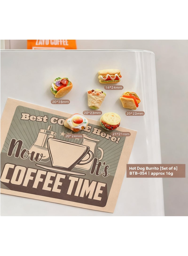 شاو تشن مجموعة مغناطيس الثلاجة المكونة من 12 قطع ، ملصقات ثلاجة مغناطيس الراتنج 3D ، ملصقات الثلاجة المنزلية على شكل مغناطيس إبداعي جميل(نمط عشوائي) - Image 5