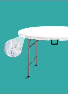 Cady One Foldable plastic circular table for trips, camping and home, 120*73 cm  - Image 4