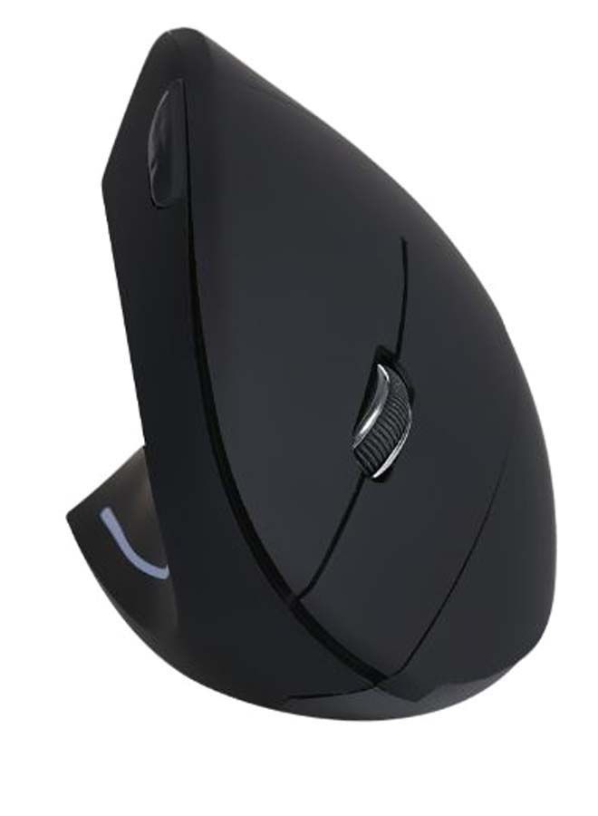 NIBEMINENT Wireless Left-Handed High Precision Vertical Mouse 12.5 x 8.2cm Black  - Image 1