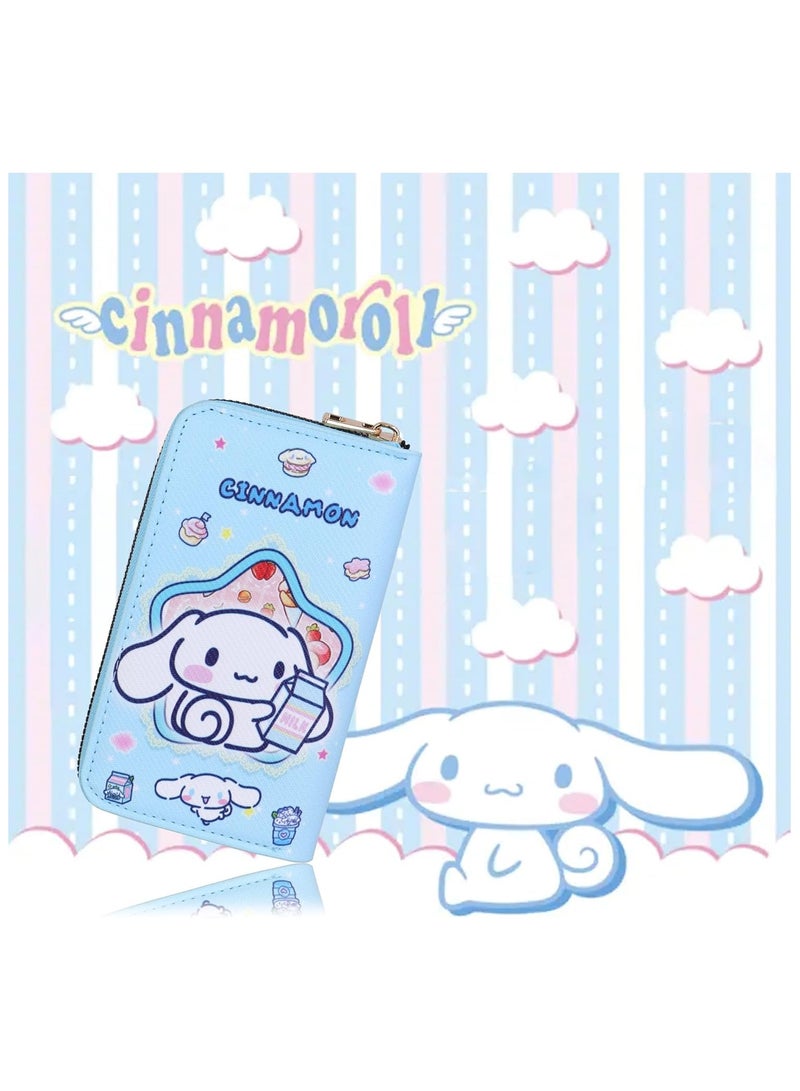 عام محفظة أنيمي سينامورول محفظة أنيمي سينامورول محفظة بسحاب محفظة جلد صناعي محفظة طويلة محفظة نسائية نسائية - Image 5