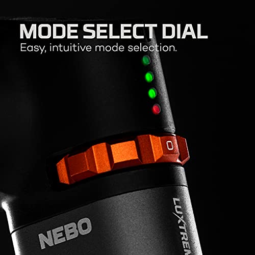 NEBO LUXTREME SL75 Spotlight | 362,500 cd, 780 Lumens, 3/4 Mile Beam, 30 Hour Run Time or Nonstop Use With 12V Adapter, Rechargeable LED Flashlight, Water Resistant, Includes Charge Cable - Image 3