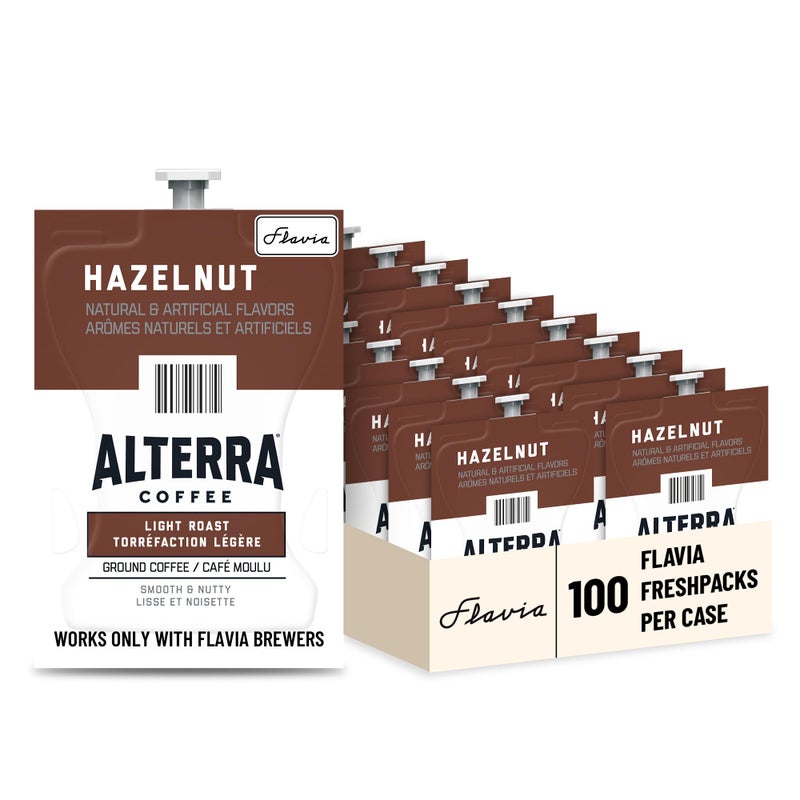 Flavia Alterra Hazelnut Coffee Freshpacks works only with Flavia Brewers, Light Roast (Case of 100) - Image 3