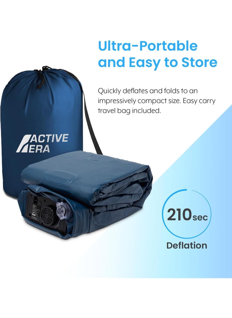Inflatable Mattress - Premium Double Size Air Mattress With a Built-in Electric Pump and Pillow 137 x 195 x 38.5cm